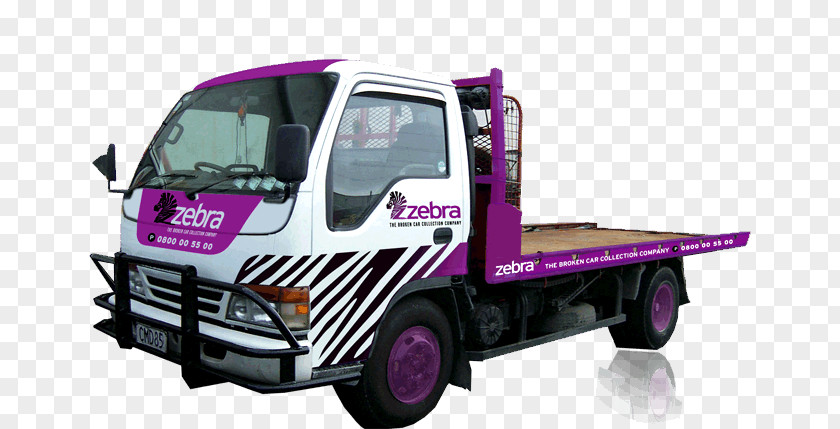 Broken Car Zebra Collection Company Commercial Vehicle Tow Truck PNG