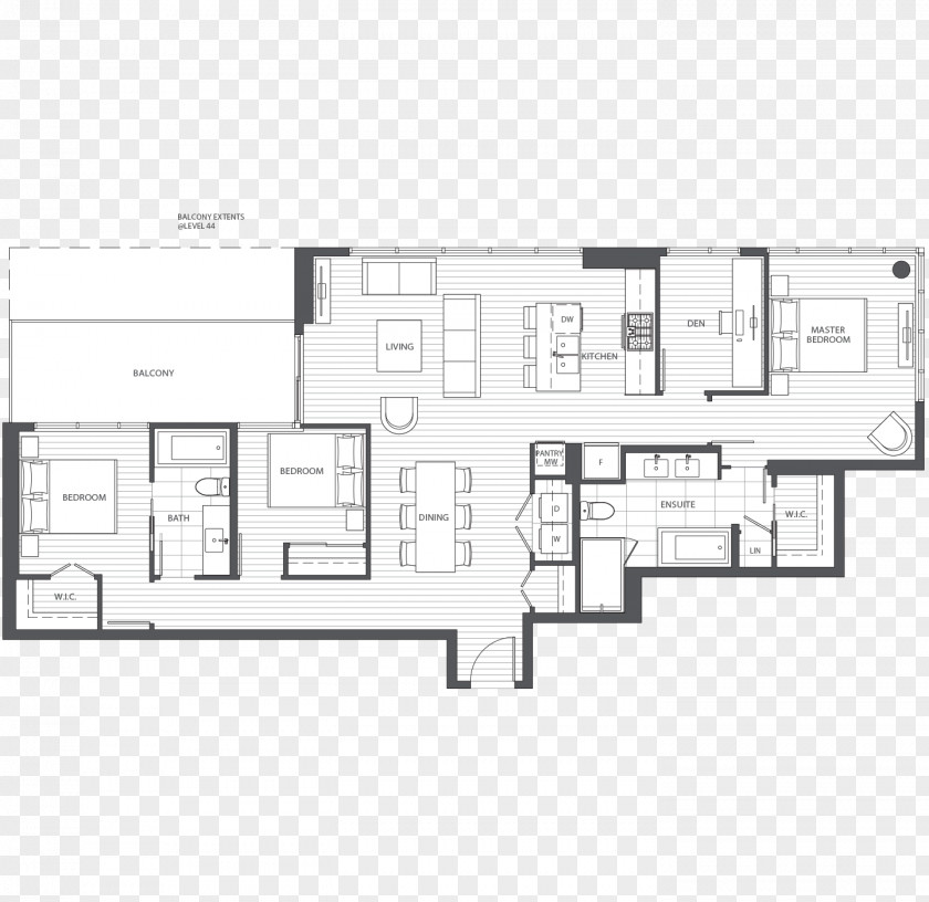 Floor Plan JOEY Burnaby Architecture PNG