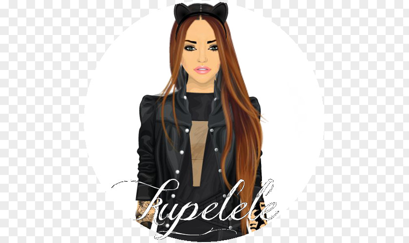 Hair Black Stardoll Brown Coloring PNG