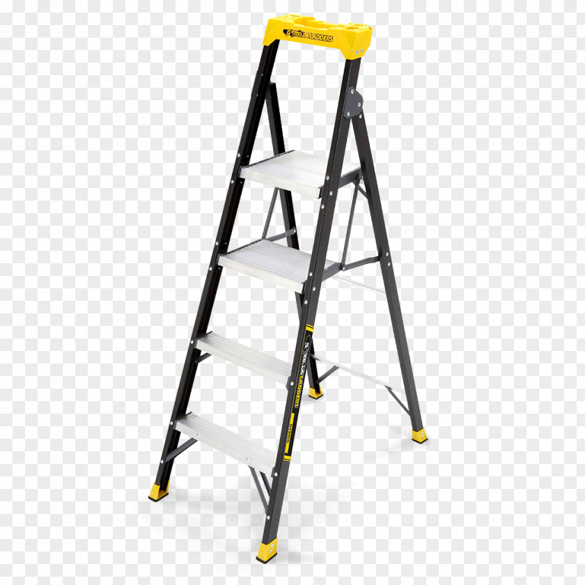 Ladder Louisville Wing Enterprises, Inc. Fiberglass Little Giant 10109 SkyScraper 15' PNG