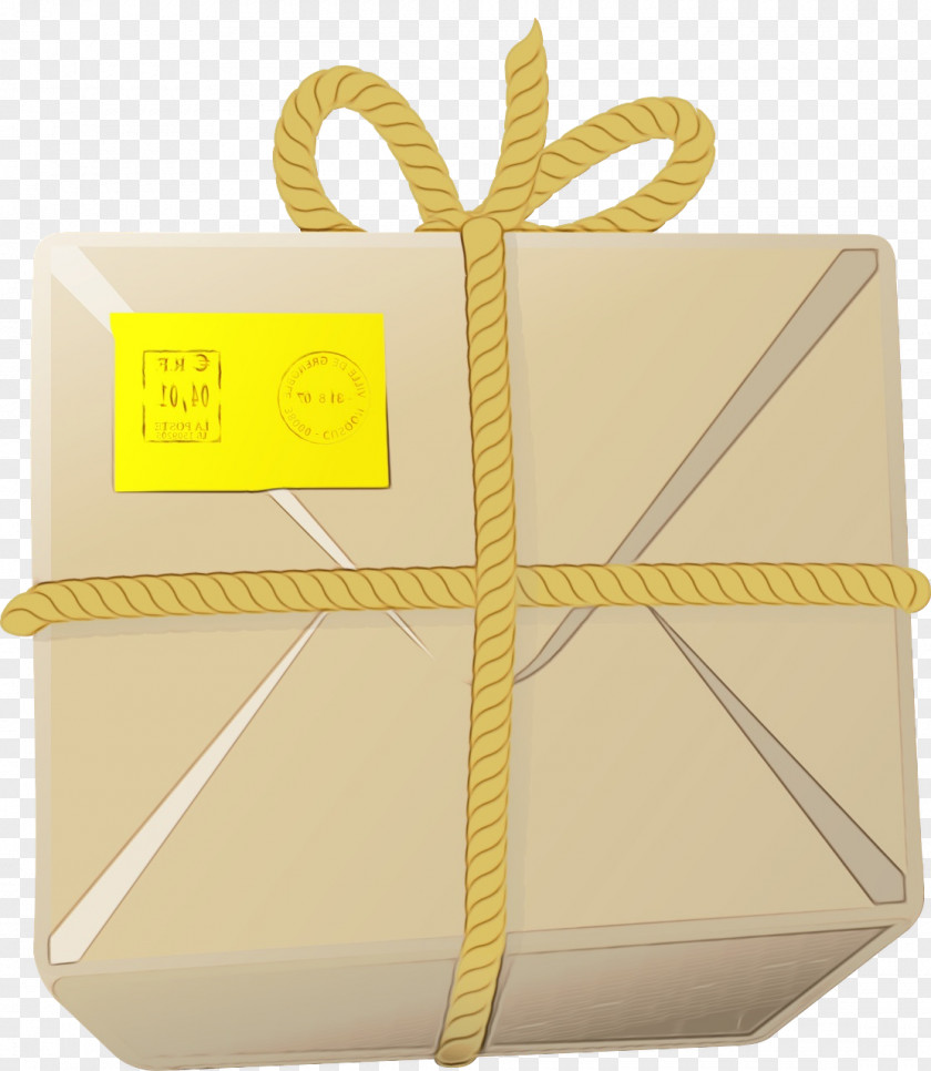 Paper Product Gift Wrapping Watercolor PNG