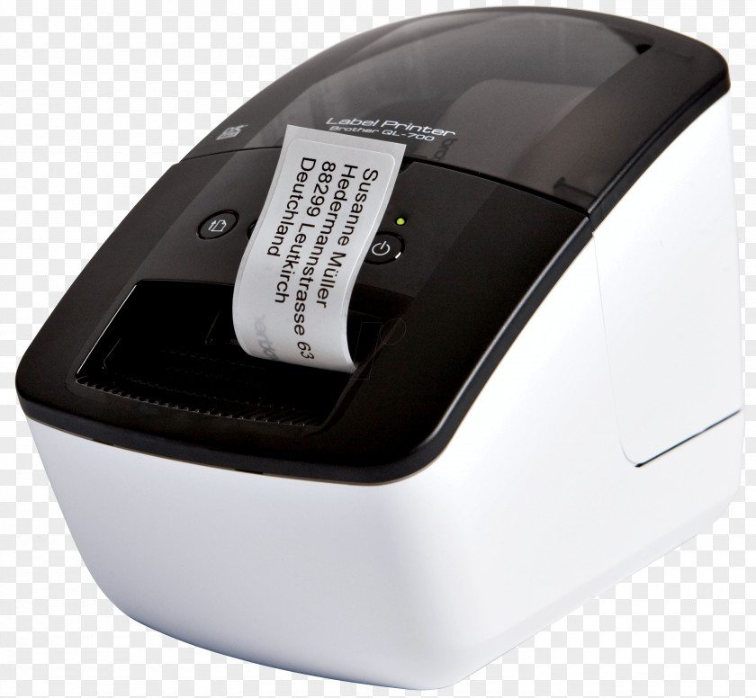 Printer Label Paper Brother QL-700 Thermal Printing PNG