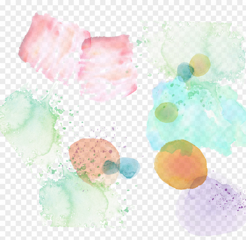 Vector Ink Watercolor Background Painting Download PNG