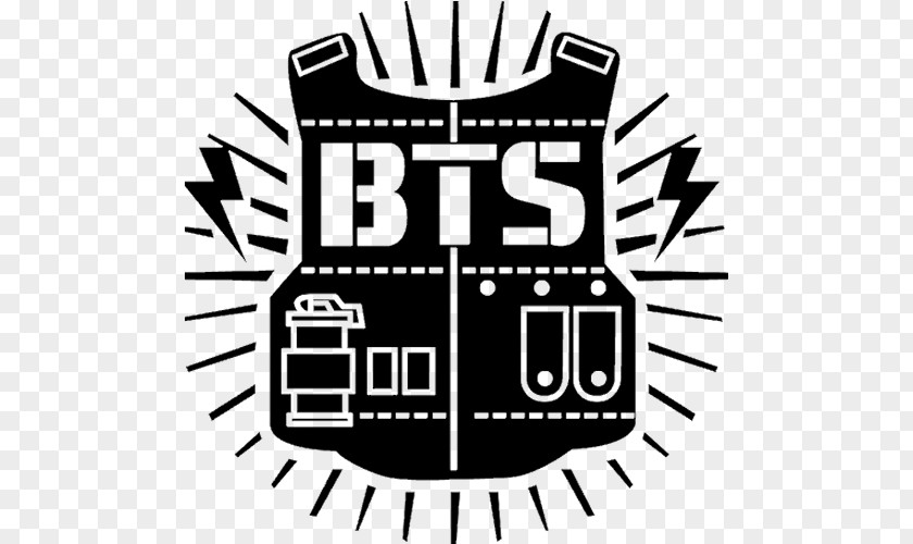 Bulletproof Boy Scouts BTS Logo BigHit Entertainment Co., Ltd. K-pop Sticker PNG