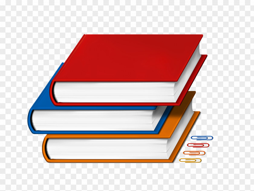 Colored Books Book Library Illustration PNG