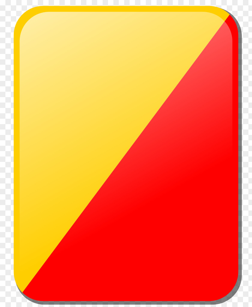 Football Penalty Card Red Yellow PNG