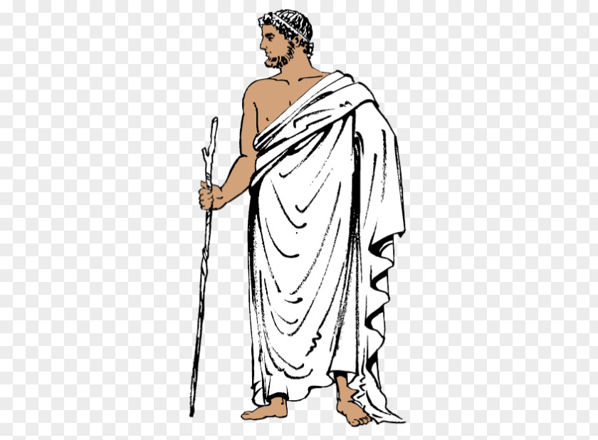Greece Ancient Himation Chlamys Peplos PNG