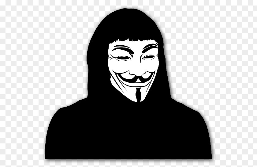 Mask V Guy Fawkes Sticker Clip Art PNG