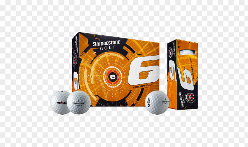 Optic Yellow Golf Balls Bridgestone E6 SOFT PNG