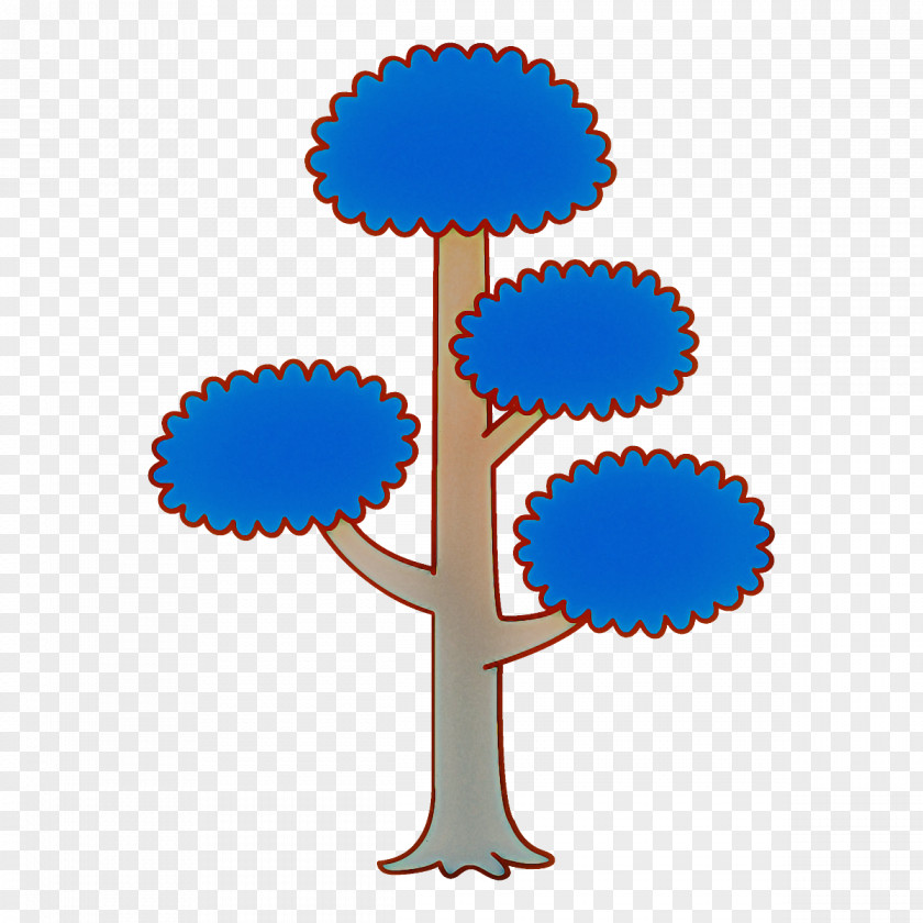 Plant Electric Blue PNG