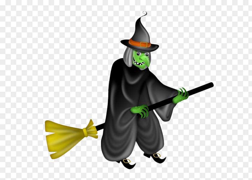 The Old Witch With Magic Broom In Cartoon Stock Photography Halloween Witchcraft Illustration PNG