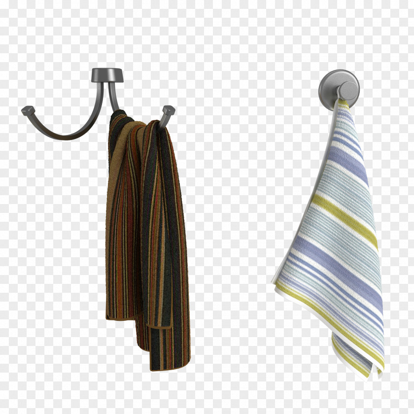 Towel Bathroom Hanging Clothes Hanger TurboSquid PNG