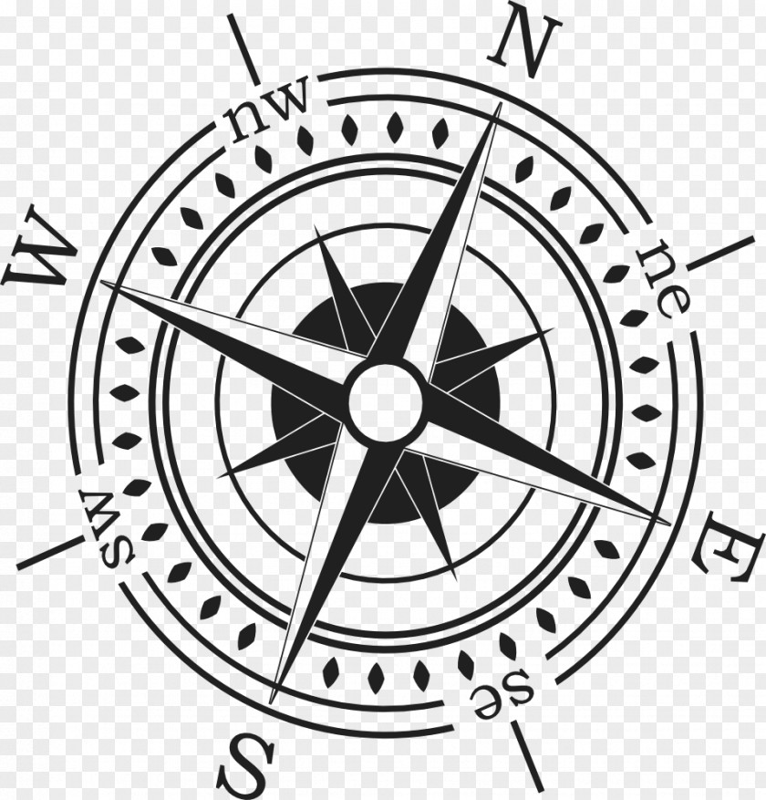 Compass North Clip Art PNG