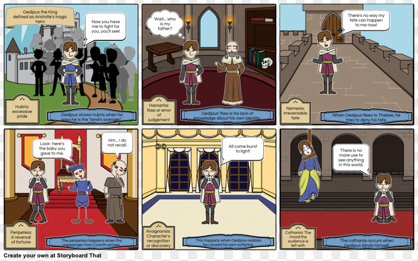 Oedipus Cliparts Rex Antigone Comics Storyboard PNG