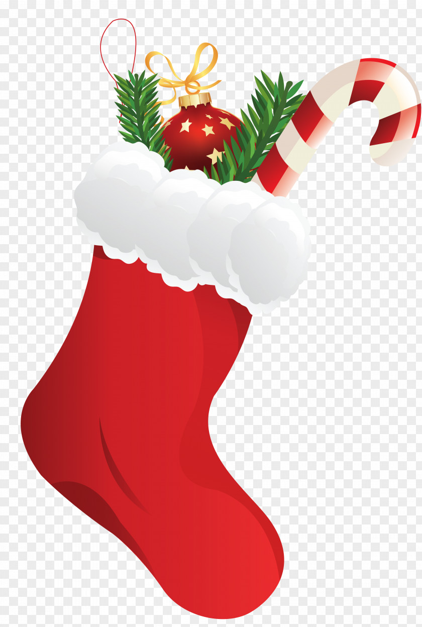 Christmas Candy Stockings Sock Clip Art PNG