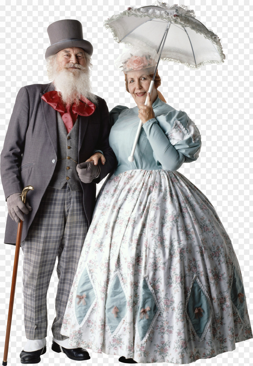 Costume Older Gentleman Clip Art PNG