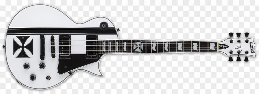 Electric Guitar ESP James Hetfield Truckster Guitars PNG