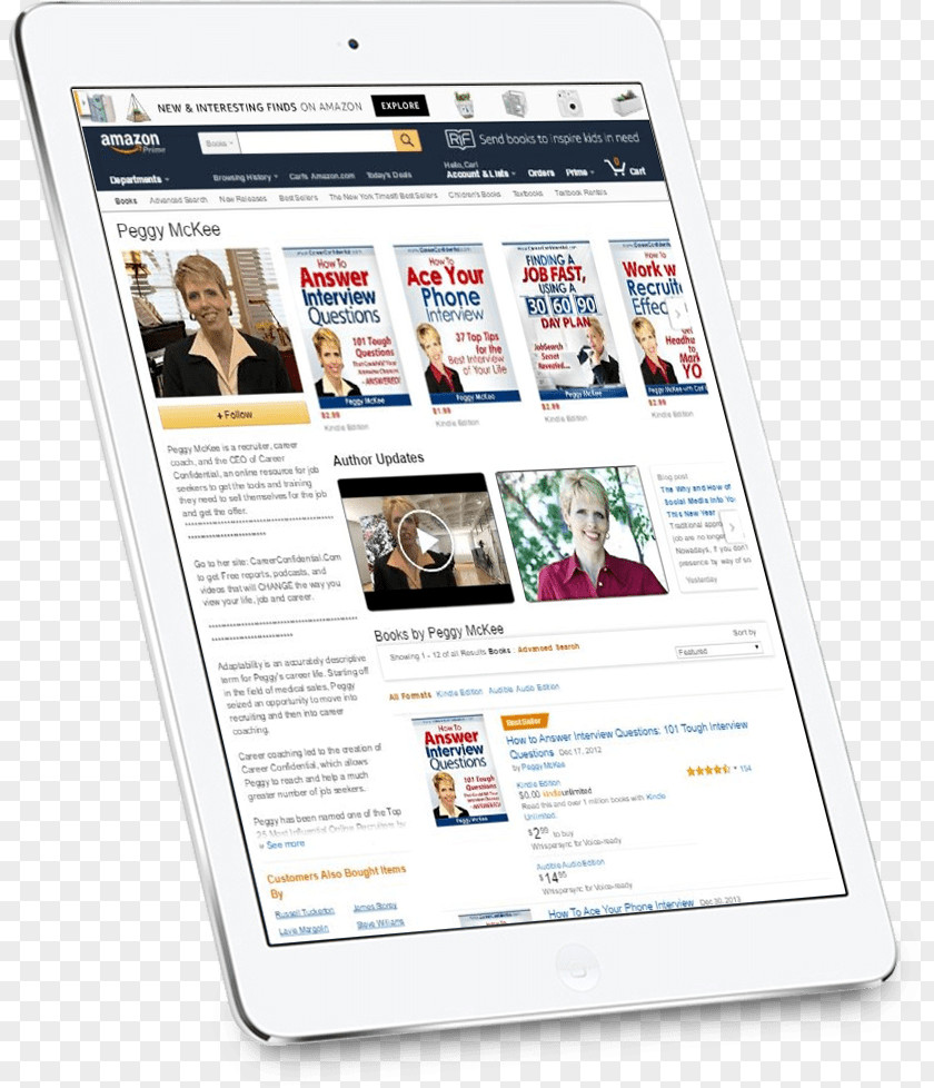 Kindle Store Web Page Digital Journalism Display Advertising PNG