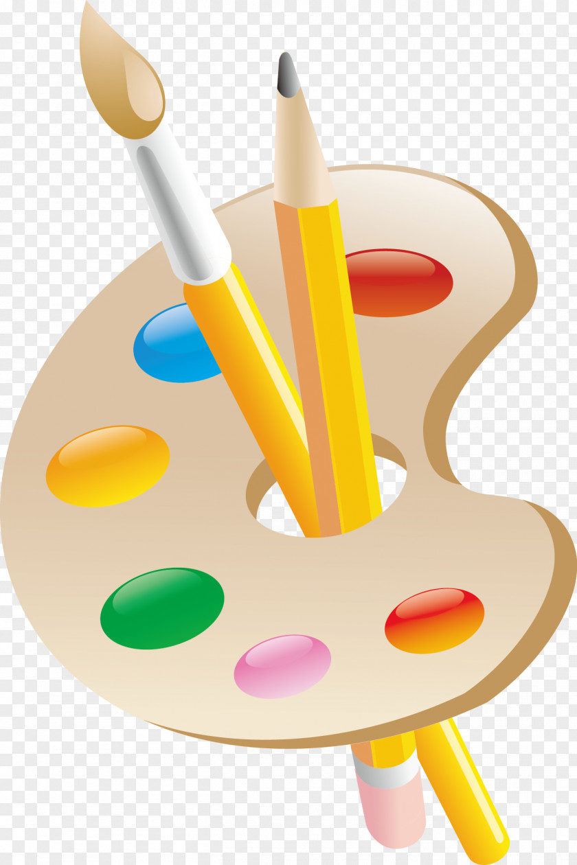 Painting And Paint Pen Oil Palette Color PNG
