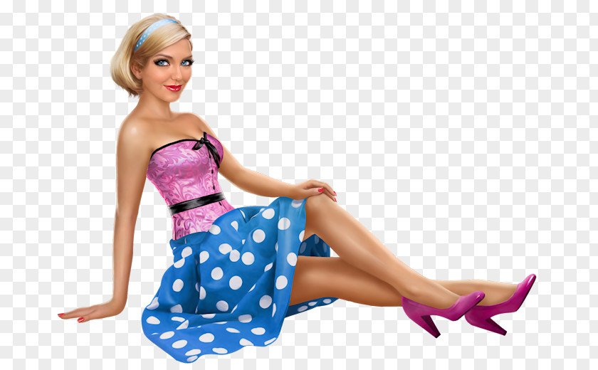 Pin-up Girl Woman Retro Style PNG girl style, woman clipart PNG