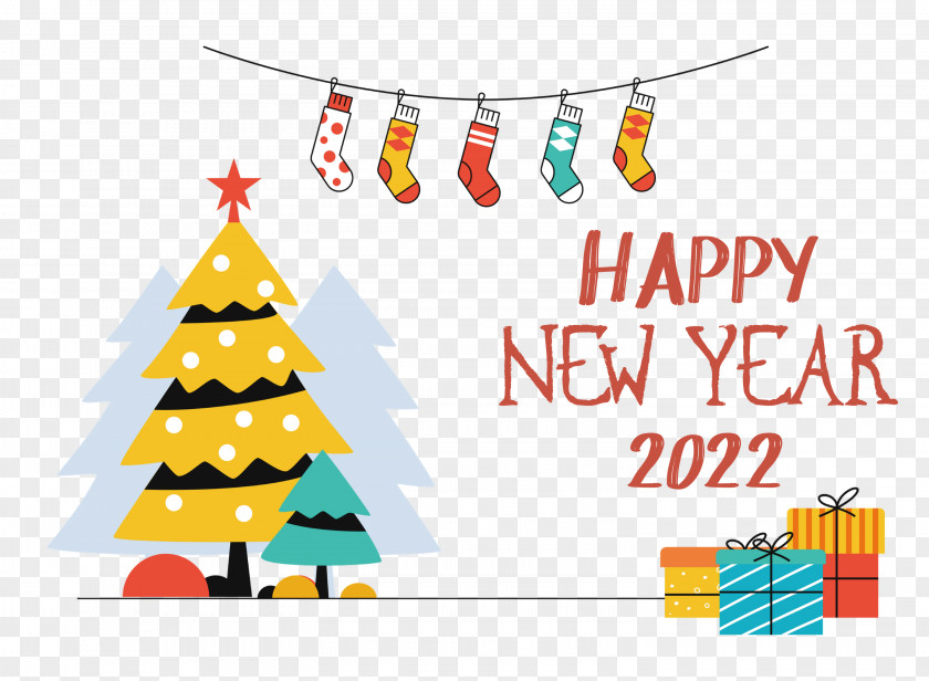 2022 New Year Happy New Year 2022 PNG