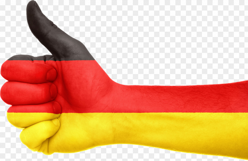 Hand Germany Flag PNG Flag, persons right hand rising thumb with flag color on itr clipart PNG
