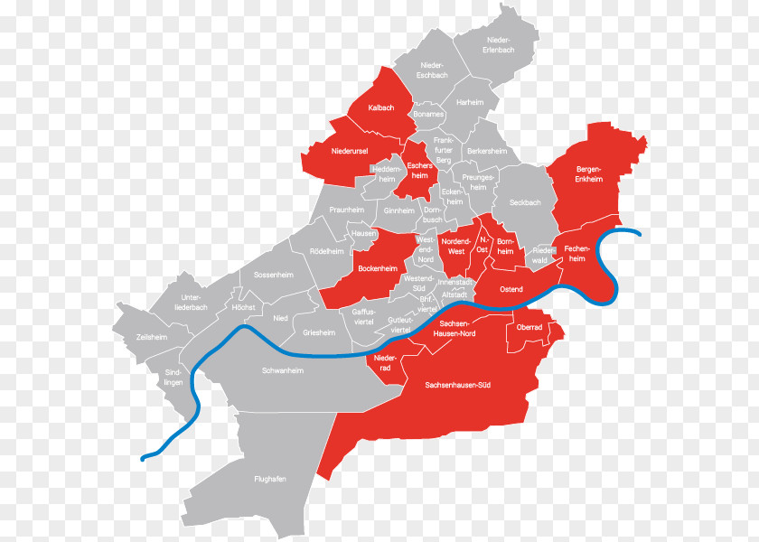 Map City Quarter Niederrad Neighbourhood PNG