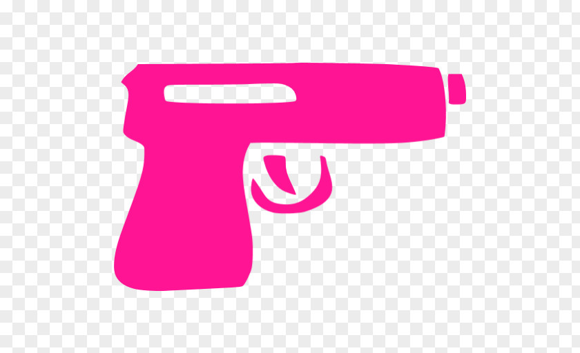 Pink Gun Cliparts Firearm Clip Pistol Icon PNG
