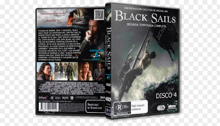 Season 2 Black SailsSeason 3 1 Television ShowDvd DVD Sails PNG