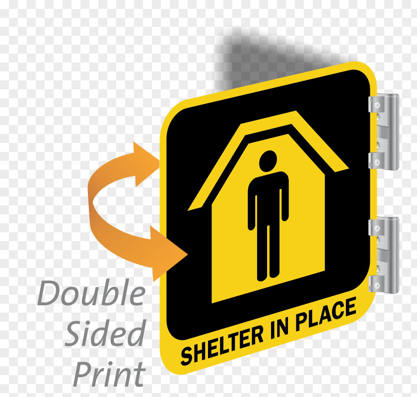 Shelter In Place Sign Safety Data Sheet PNG