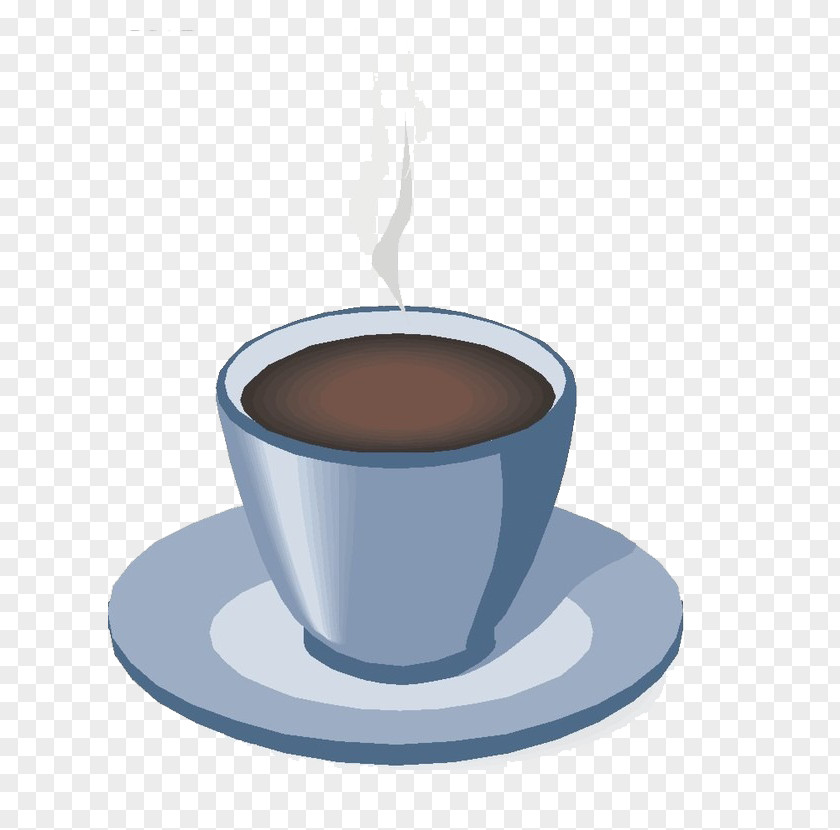 Steaming Coffee White Tea Ristretto Cup PNG