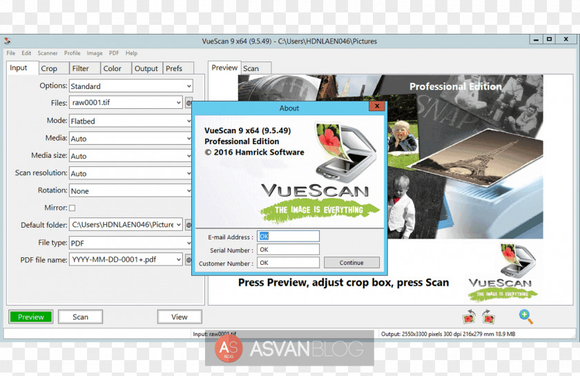 Sulur VueScan Keygen Computer Software Image Scanner PNG