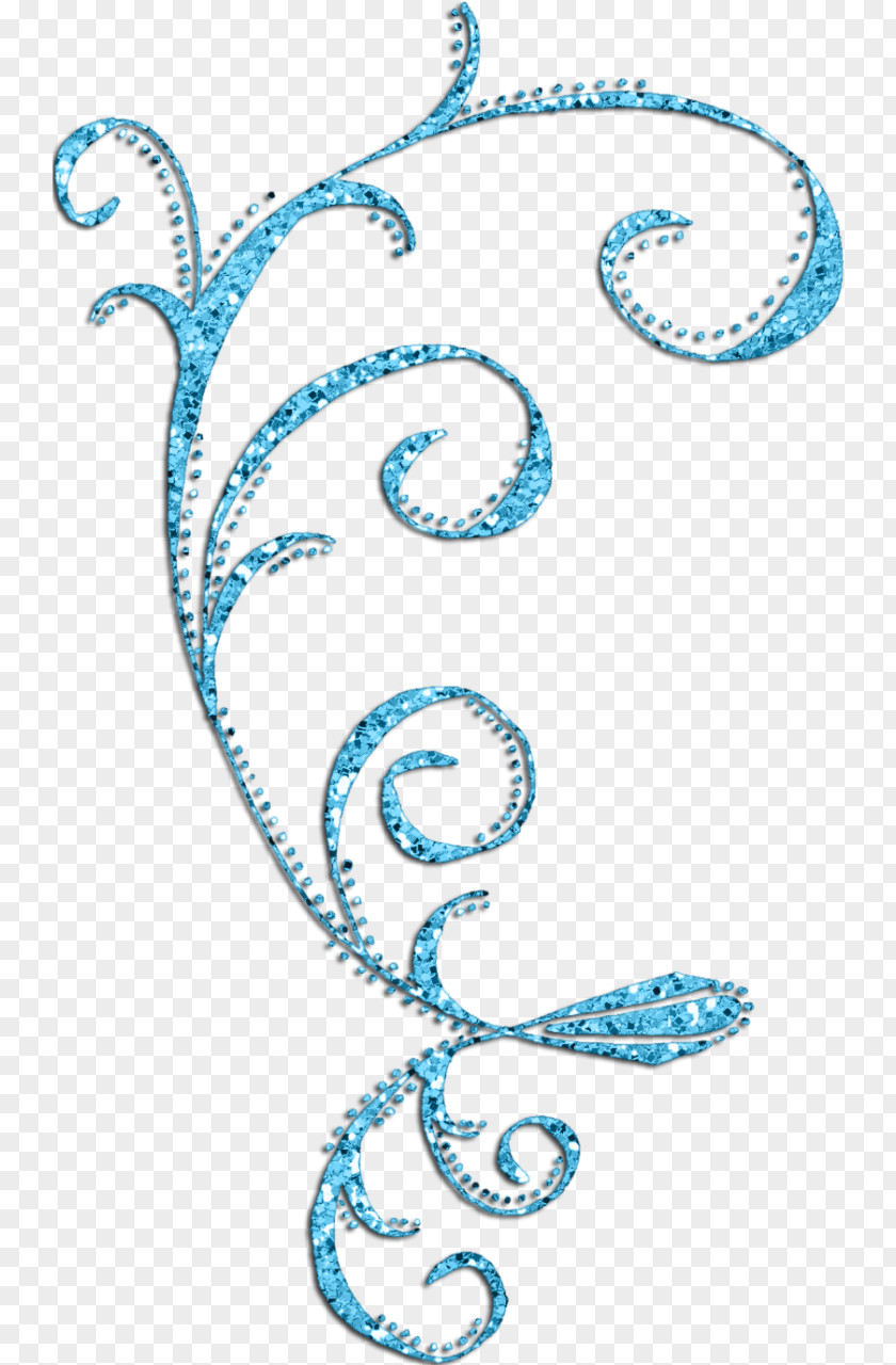Swirls Aqua Cobalt Blue Teal Body Jewellery Font PNG
