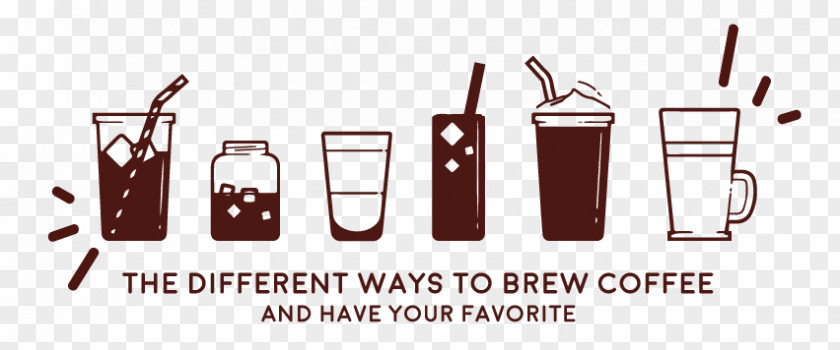 Coffee Iced Cold Brew Cafe Brewed PNG