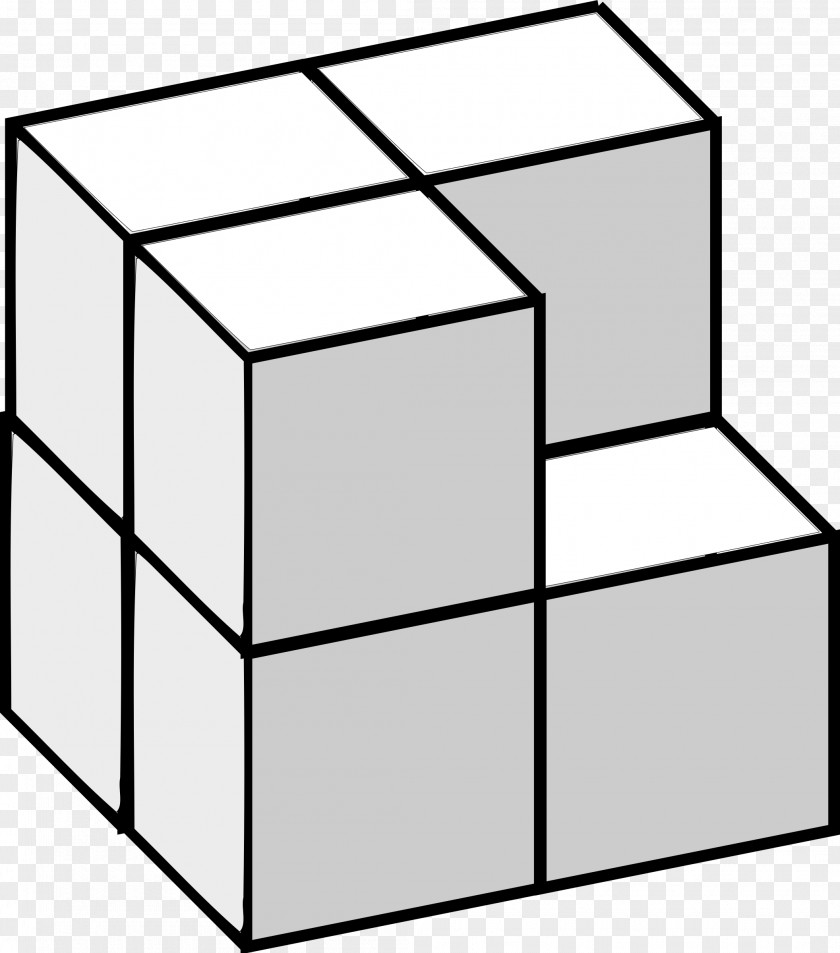 Cube 3D Tetris Three-dimensional Space PNG