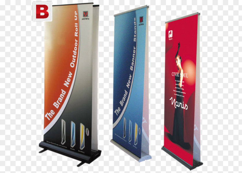 Display Stand Vinyl Banners Standee PNG