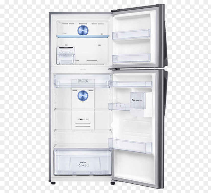 Double Door Refrigerator Auto-defrost Inverter Compressor Samsung Twin Cooling Plus 471L PNG