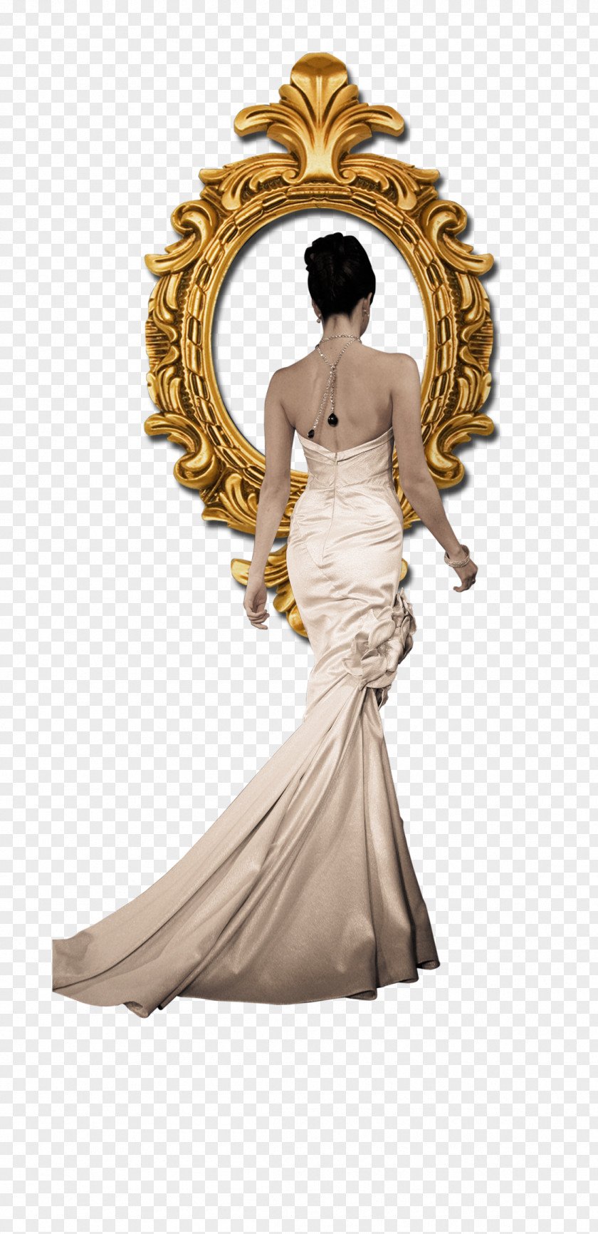 Frame Woman Mirror PNG