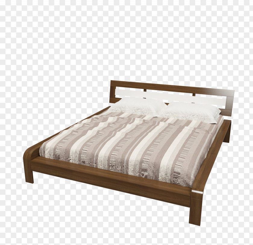 Mattress Bed Frame Sheets Wood PNG