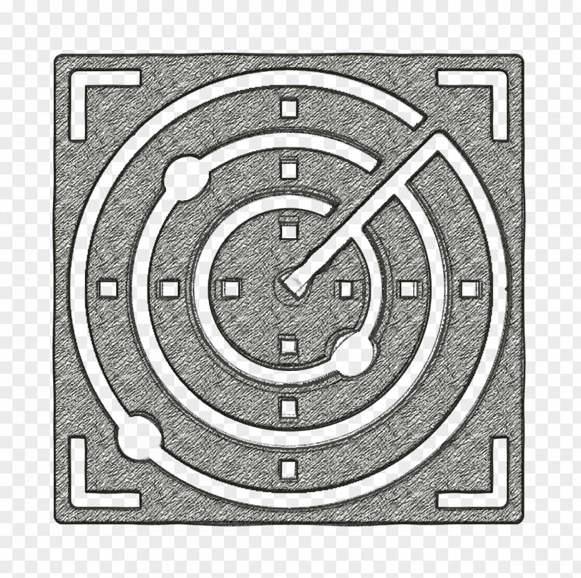 Navigation Map Icon Radar PNG