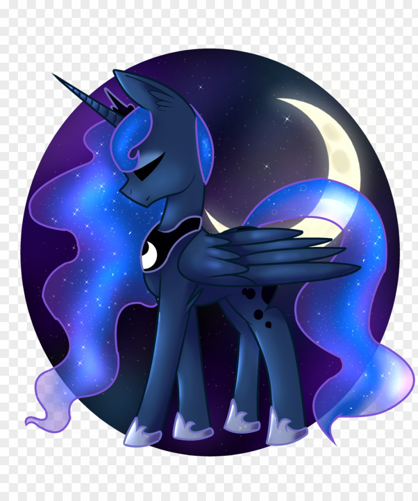 Princess Luna Sky Blue Color Purple PNG