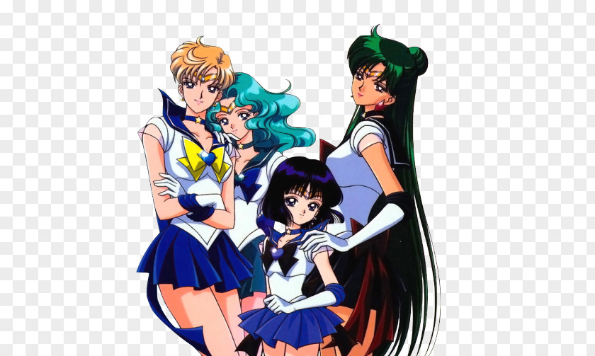 Sailor Moon Saturn Uranus Chibiusa Neptune PNG