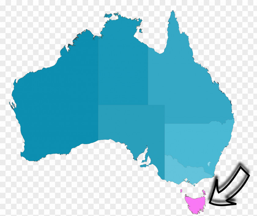 Australia World Map Blank PNG