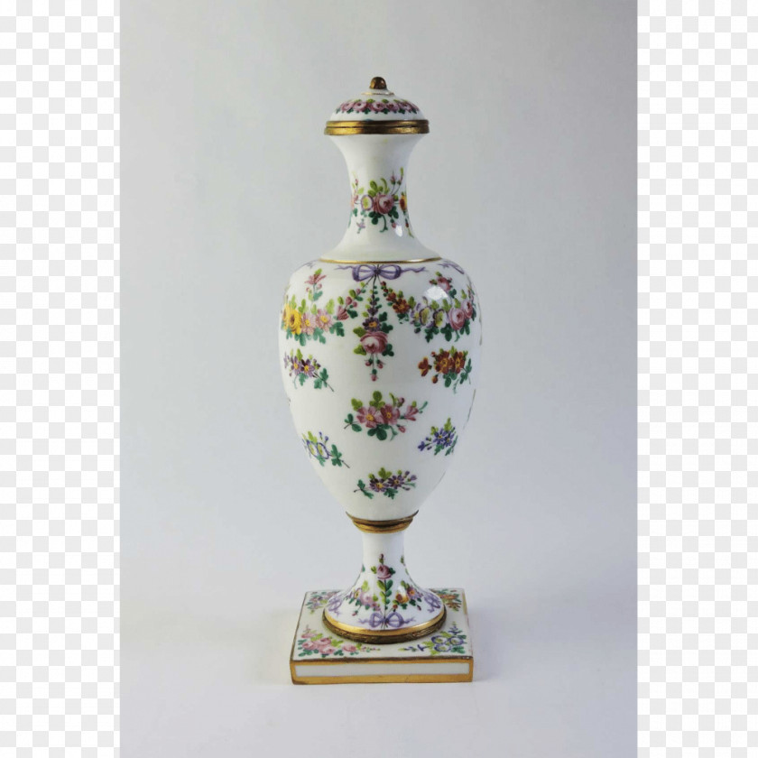 Hand-painted Garlands Vase Porcelain Glass Ceramic Color PNG