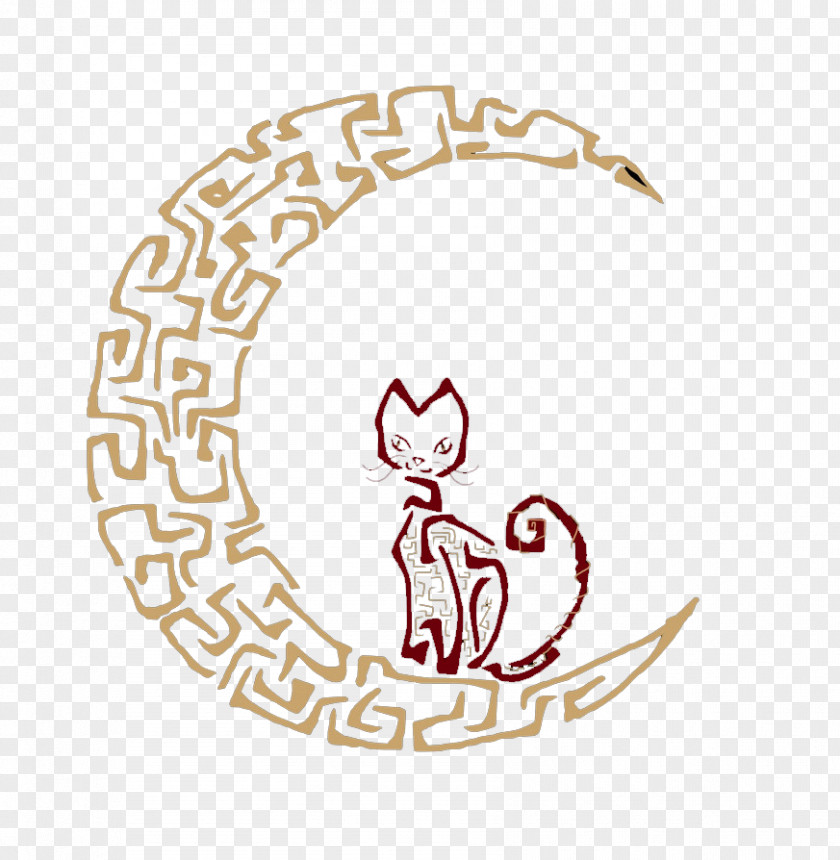 Moon Kitten Shading Sphynx Cat Clip Art PNG