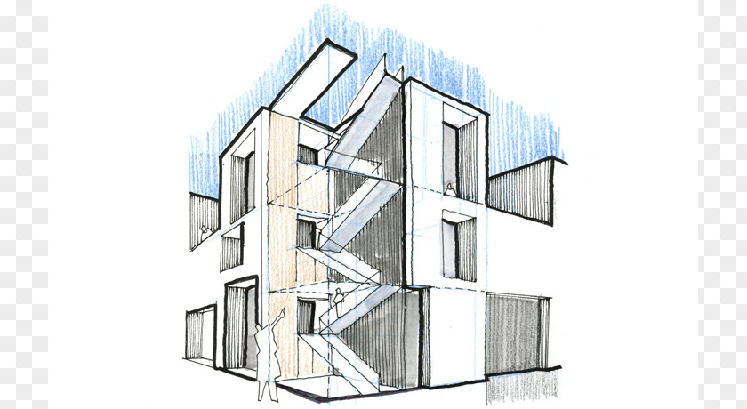 Window Facade Architecture PNG