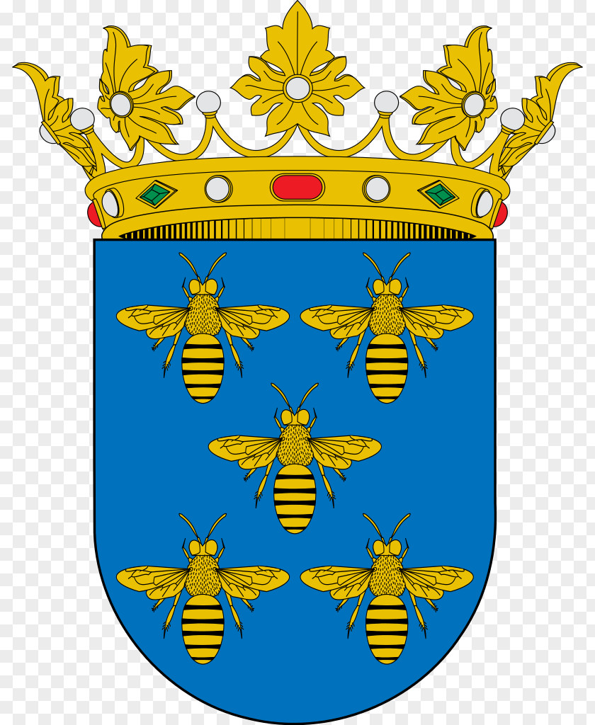 Abeja Insignia Spain Coat Of Arms Field Escut De Benimarfull Escutcheon PNG