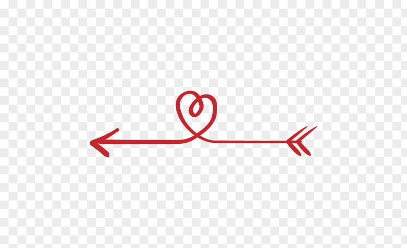 Boho Arrow Heart Clip Art PNG