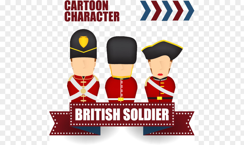 Cartoon Samurai United Kingdom Soldier PNG