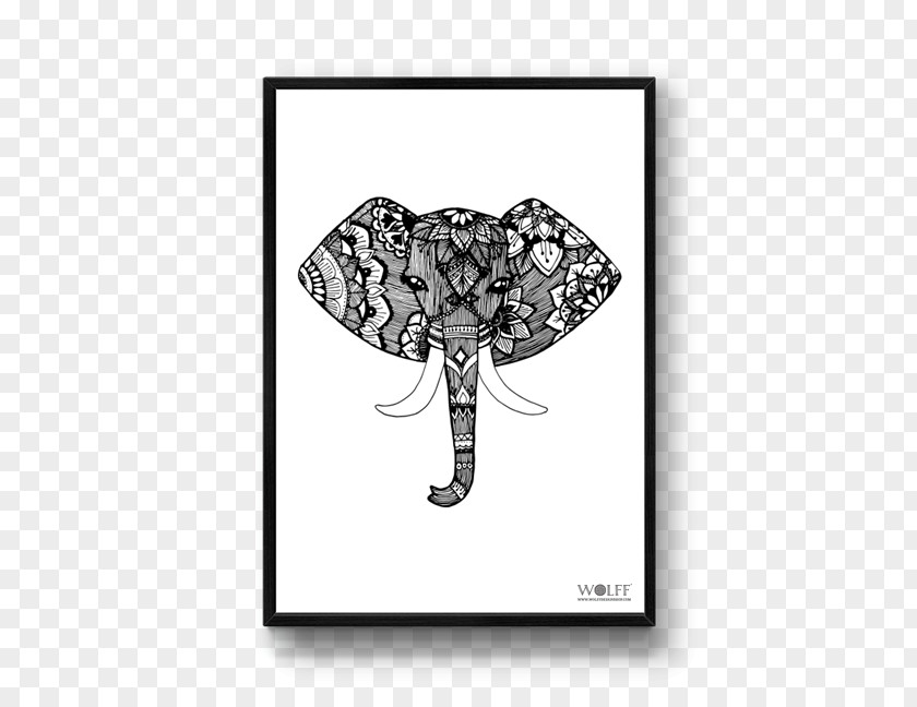 Elephant Mandala Poster Paper Drawing Visual Arts PNG
